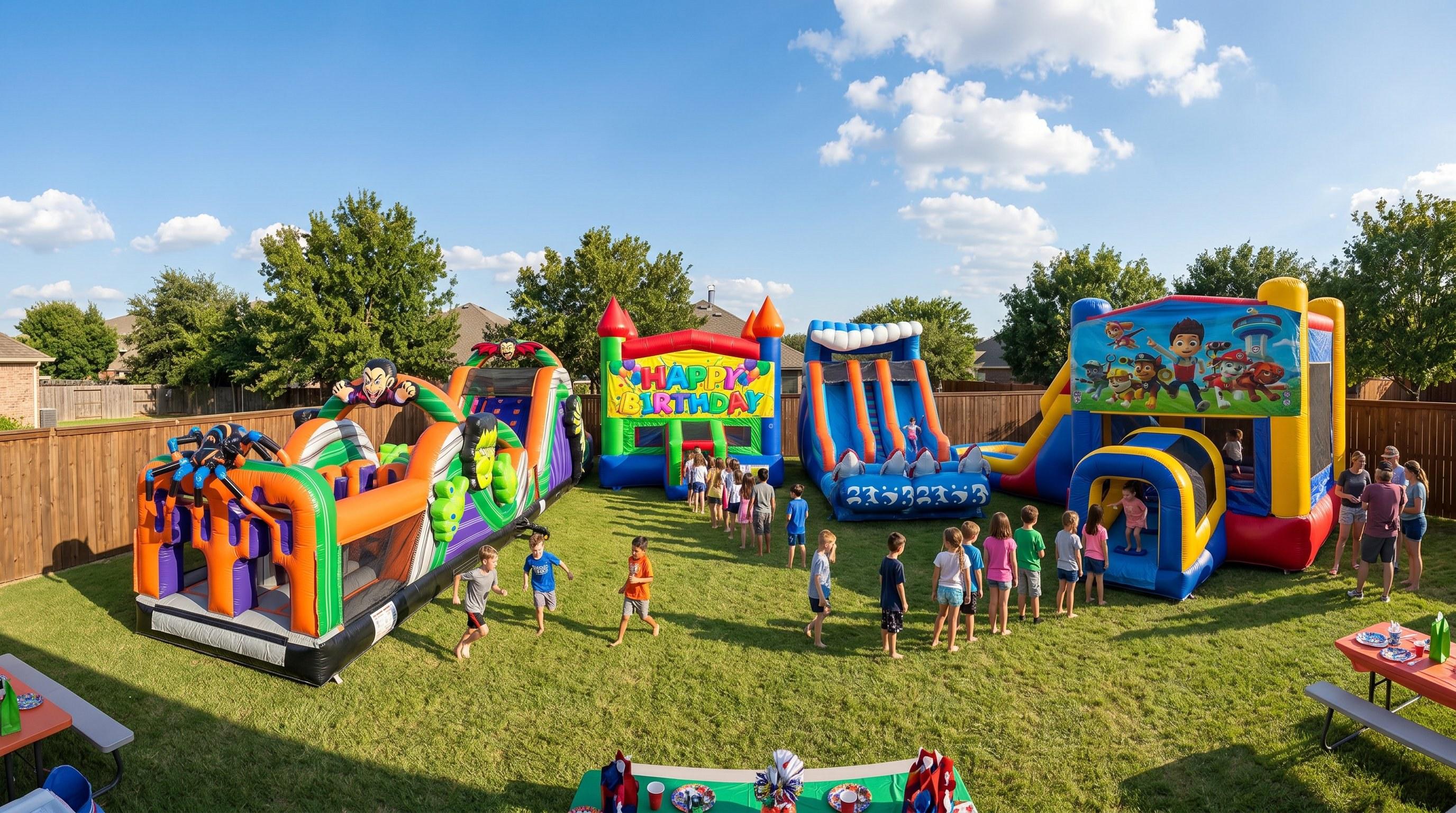 Bounce house and water slide rentals in Georgetown TX